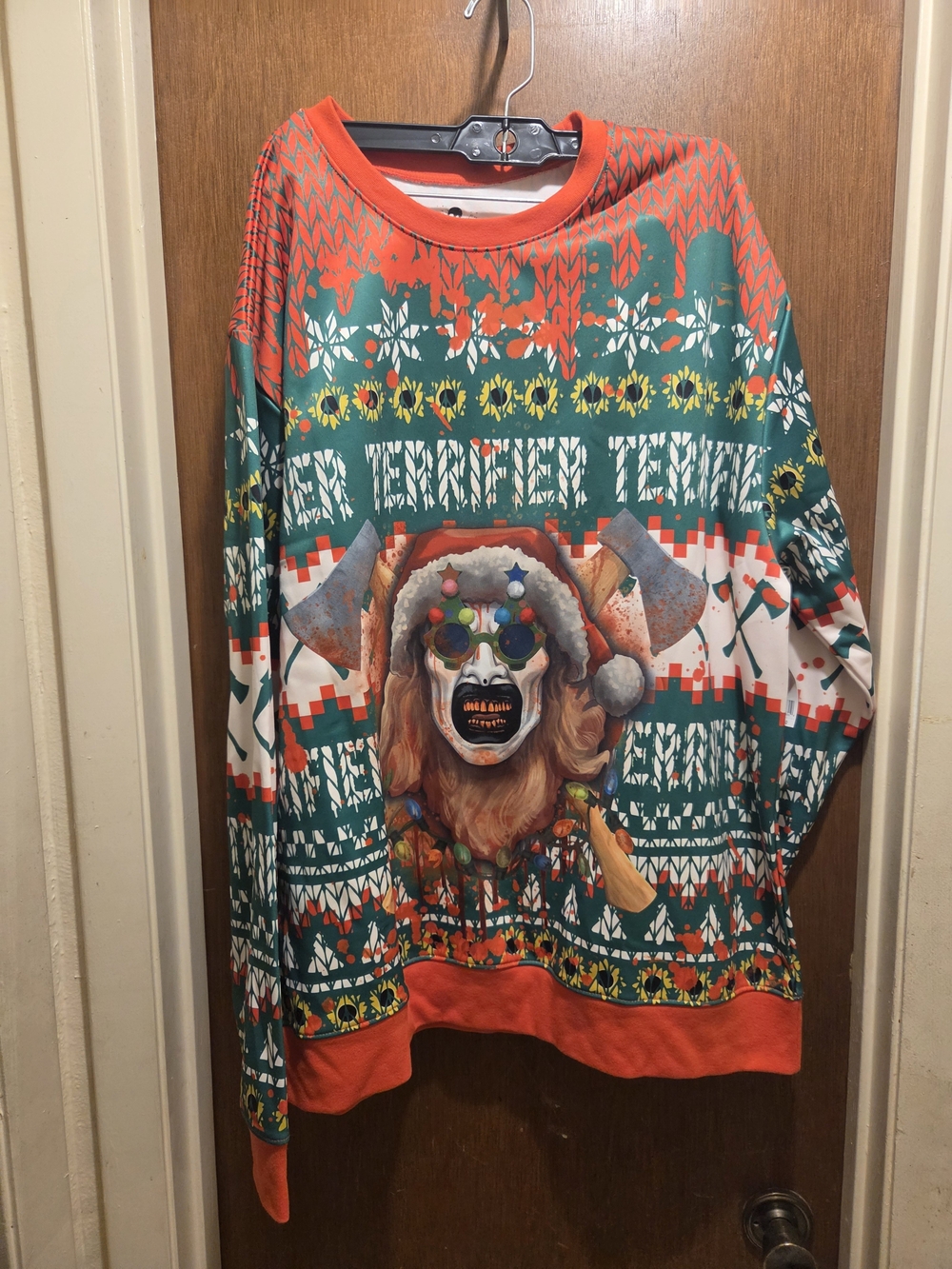Men's Multicolor Graphic Holiday Sweater - Unknown Brand